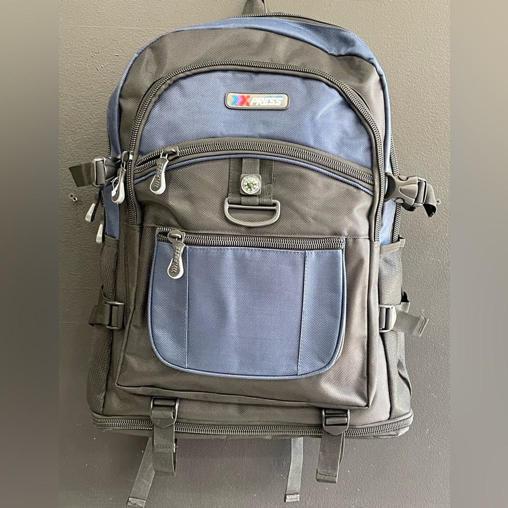Large backpack for hiking, travel, park and pool day